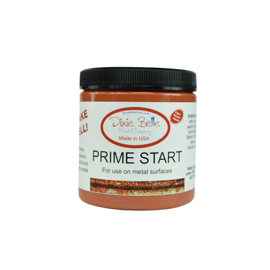 Prime Start is the perfect protectant when using Patina products over metal.  The proprietary formula blocks the Patina layer from affecting the metal below.  Prime start is only needed when working on metal pieces.  Prime Start comes in an 8 oz container